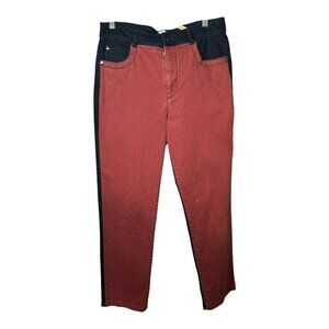 NWOT  Maeve by Anthropologie Colorblock Straight Leg Jeans Women’s Size 29